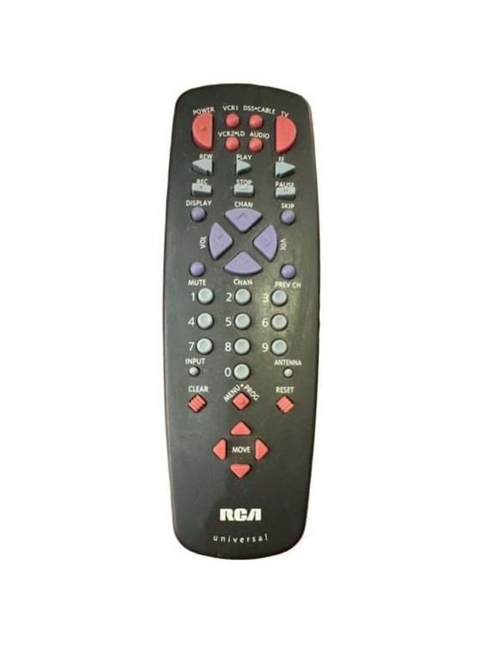 Rca Universal Remote Control Crk74ba3 Used Black